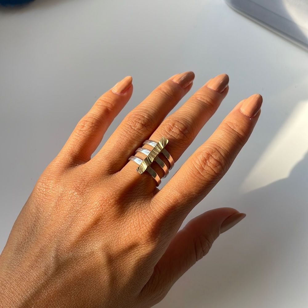 Sterling silver ring size 5